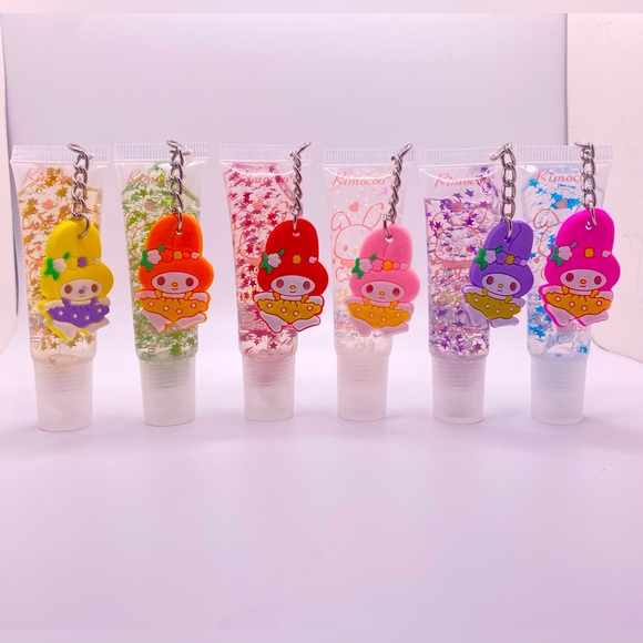 Hello Kitty Other - My Melody 6 Pack Glitter Lip Gloss - Color changing- Brand new